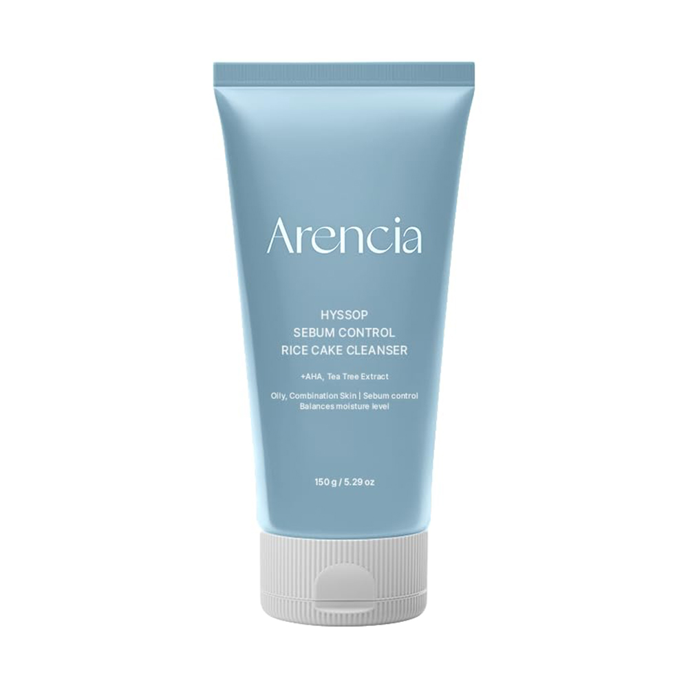 شوینده کنترل چربی و منافذ زوفا آرنسیا Arencia Hyssop Sebum Control Rice Cake Cleanser