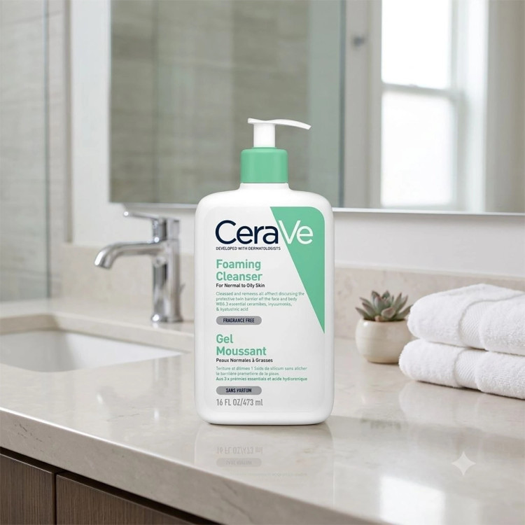 ژل شستشو پوست نرمال تا خشک سراوی Hydrating Cleanser)