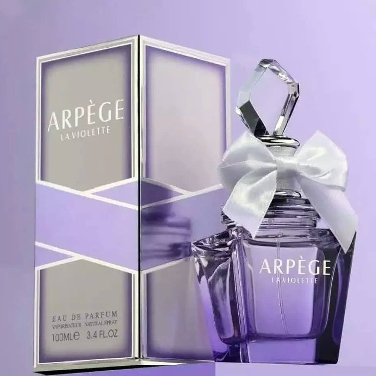 ادکلن زنانه فراگرنس ورد مدل آرپج لا ویولت حجم۱۰۰میلfragrance world arpege la violetteحجم۱۰۰میل