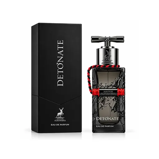 ادکلن دتونیت مشکی مردانه الحمبرا حجم 100 میلی لیتر اورجینال | Detonate Men Alhambra
