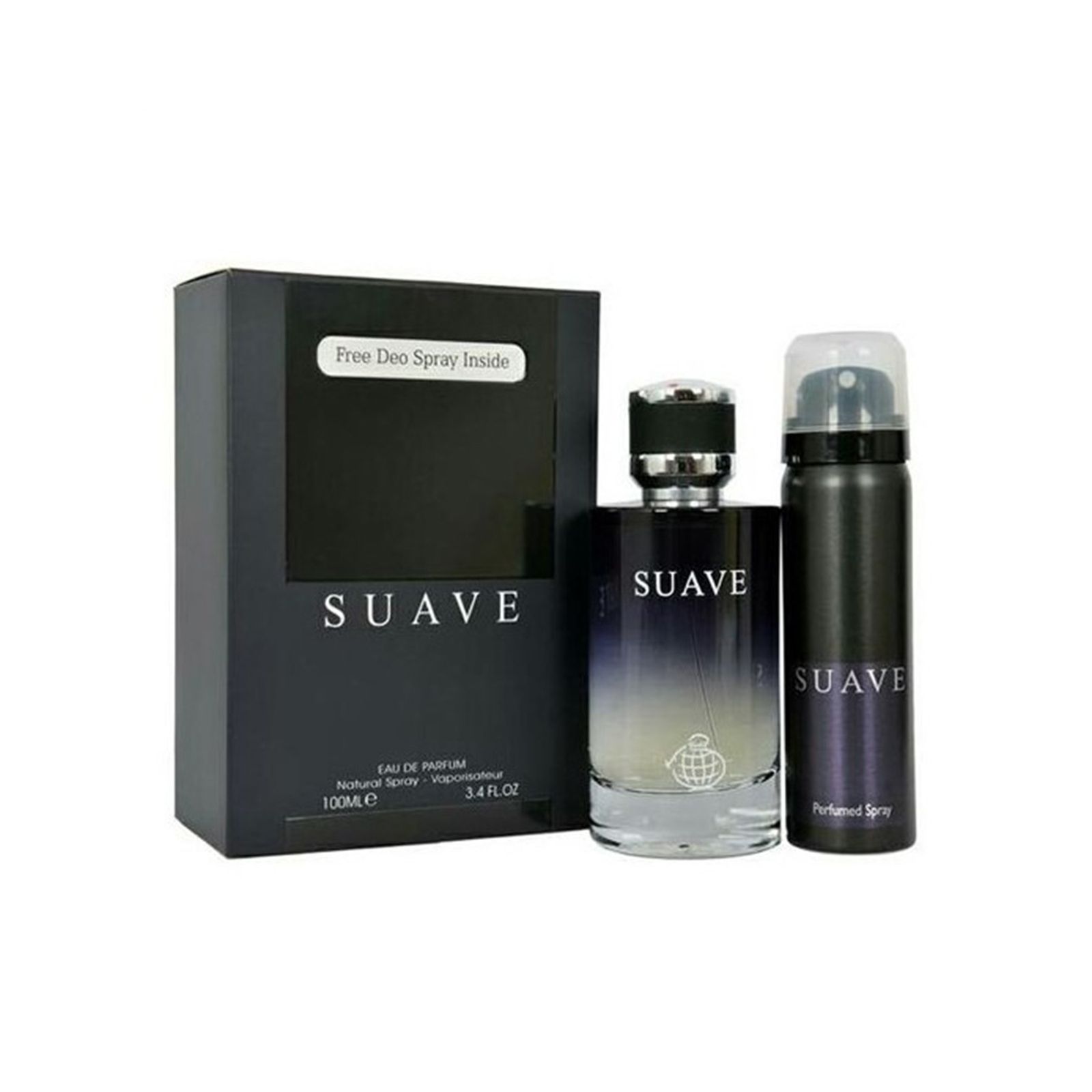 ادکلن ساو فرگرنس ورد مشابه رایحه دیور ساواج  همراه با اسپری حجم 100 میلی لیتر اورجینال | Fragrance world Suave