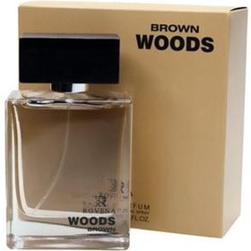 ادکلن روونا برون وودز قهوه ای ROVENA BROWN WOODS حجم 100 میل