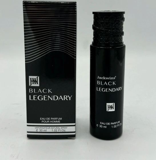 ادکلن مونت بلنک لجند مشکی جانوین جکوینزحجم۳۰میل Jackwins Legendary Black قلمی استوانهای 30میل