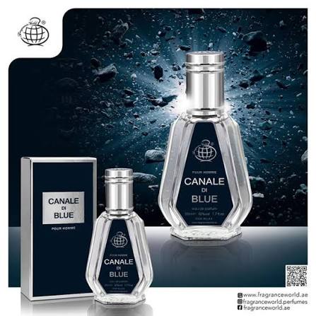 ادکلن بلو چنل شنل فراگرنس ورد 50 میل Fragrance world