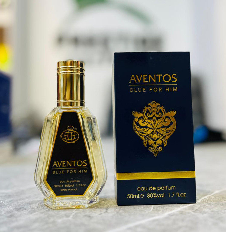 ادکلن اونتوس بلو فور هیم فراگرنس ورد 50 میل Fragrance world Aventos Blue